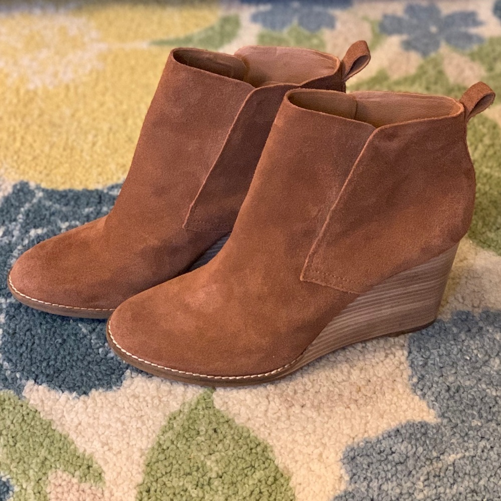 Lucky Brand Yoniana Wedge Booties